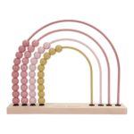 Дървено Сметало Дъга Abacus Pink