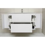 Конзолен PVC шкаф ICP 10046 с умивалник, 100x46x60см