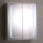 Огледален PVC шкаф ICMC 7013LED, 60x13.5x70см