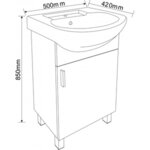Мебел за баня PVC » ICP 5285