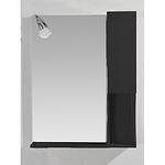Огледален PVC шкаф ICMC 1050 - 55B "ВАЛЕНТИНО" с осветление, 55x15x70см