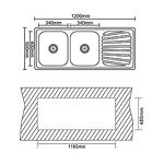 Кухненска мивка алпака ICK 4740 / 4741 CHROME-Copy