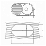 Кухненска мивка алпака ICK 10060L-Copy