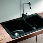 Кухненска гранитна мивка ICSG 8104 BLACK-Copy