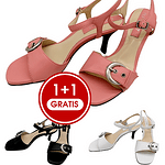 Дамски сандали, пастелно розови ALPHABET Германия 82459