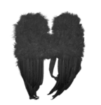 Ангелски крила черни 40x30см