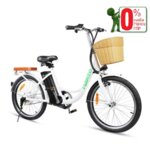 Електрически велосипед NAKTO City Electric Bicycle 22 "Elegance с кошница 36V 12A 250W