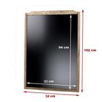 Дървен дисплей за клиенти 58 х103 см натурален цвят 0616-RDB