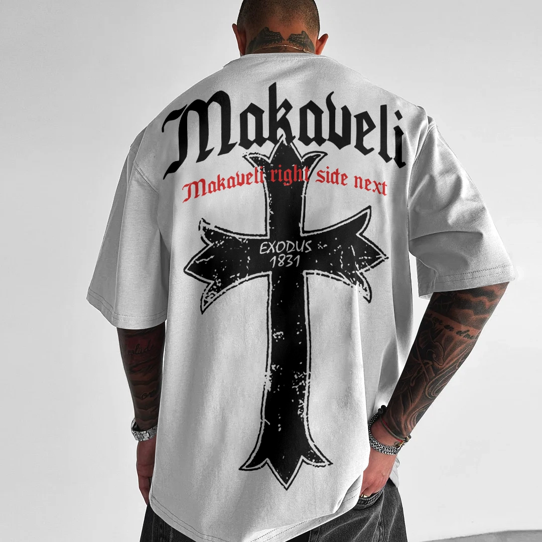 Мъжка Тениска MAKAVELI OVERSIZED