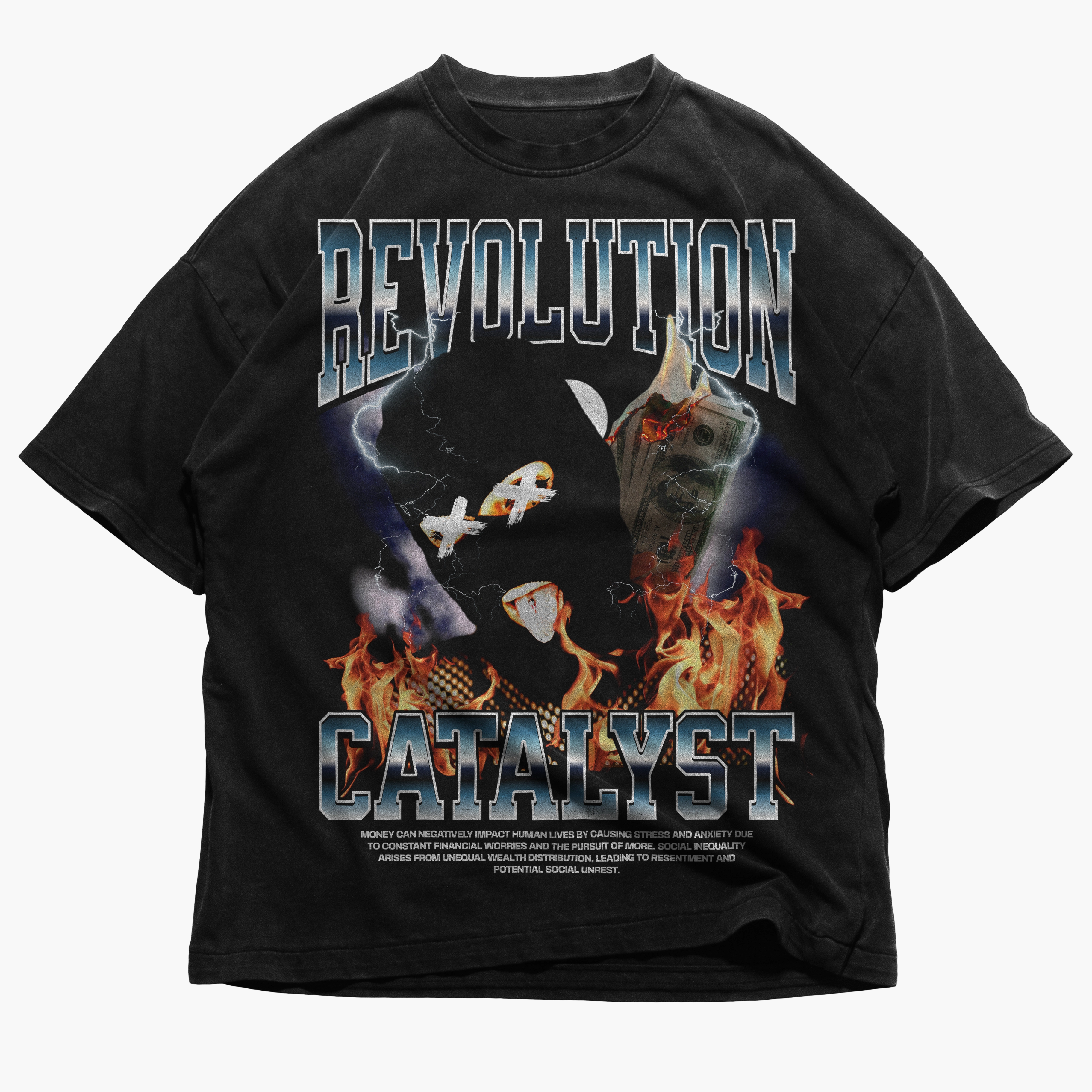 Мъжка Тениска Revolution Catalyst OVERSIZED