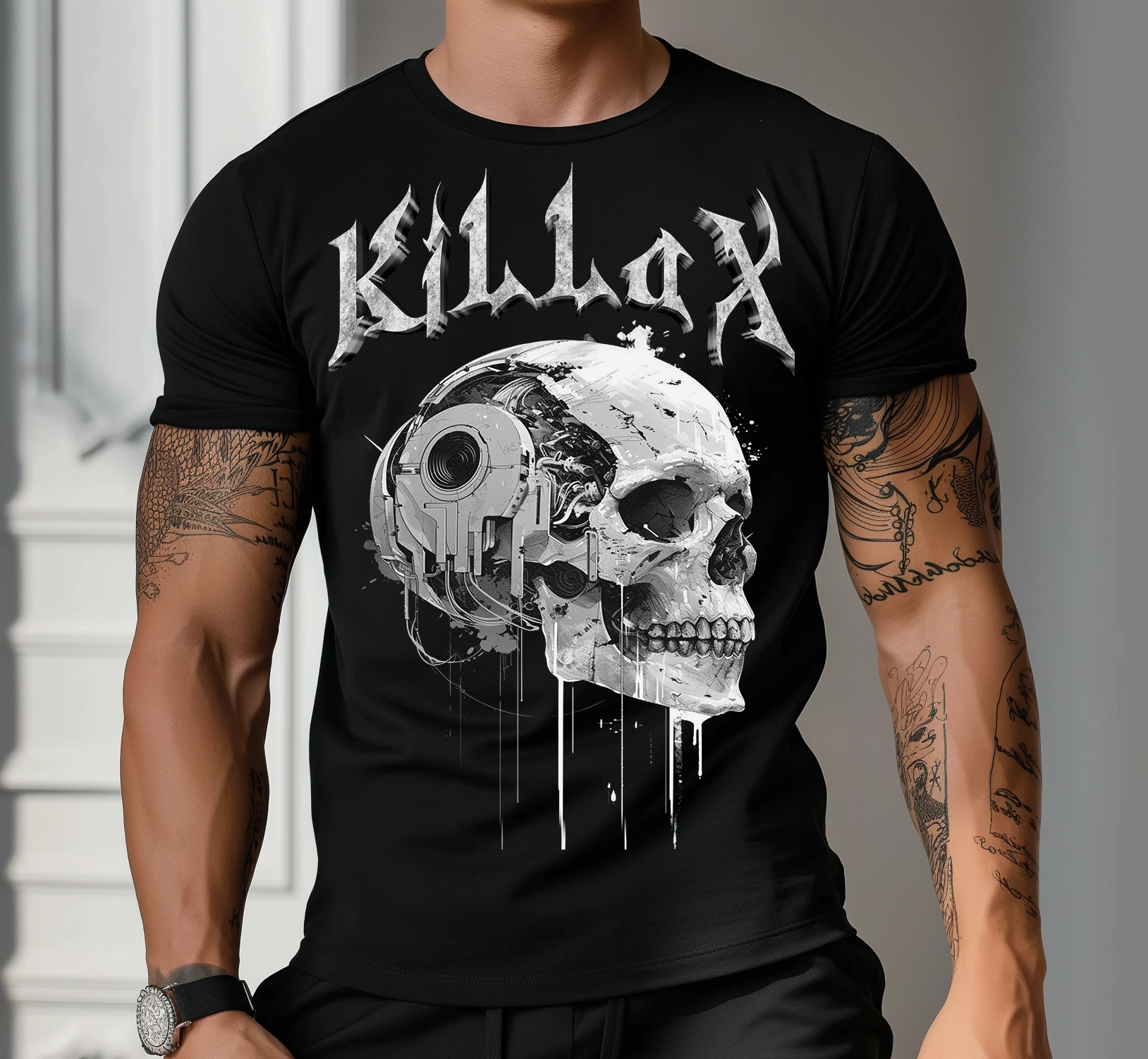 Мъжка Тениска Killaxtechskull