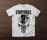Мъжка Тениска Punisher #3 бяла