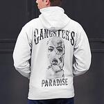 Мъжки Суитчър GANGSTER PARADISE БЯЛО