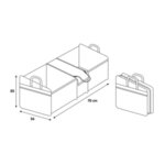 Делукс органайзер за багажник ХL - 70x30x36 см.