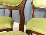 6 Винтидж Френски Неокласически Трапезни Столове от Бук в стил Луи XVI Новотапицирани-Copy-Copy