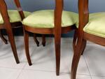 6 Винтидж Френски Неокласически Трапезни Столове от Бук в стил Луи XVI Новотапицирани-Copy-Copy