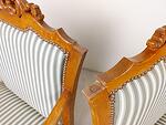 2бр. Кресла в стил Луи XV Масив Бук Ново Тапицирани ок. 1960г.-Copy