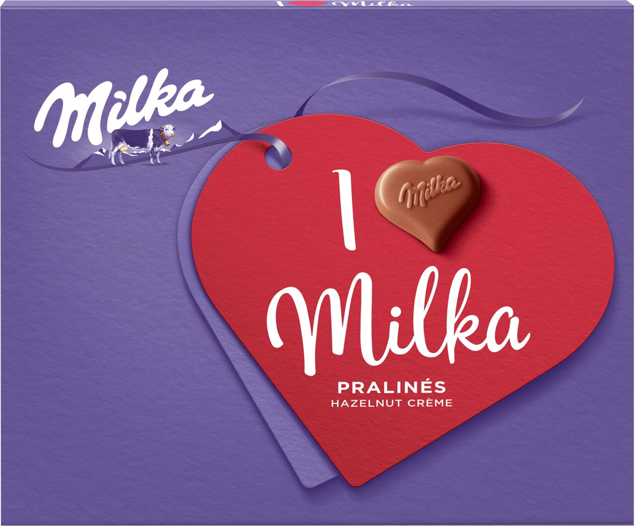 Бонбони MILKA с лешников пълнеж 110г