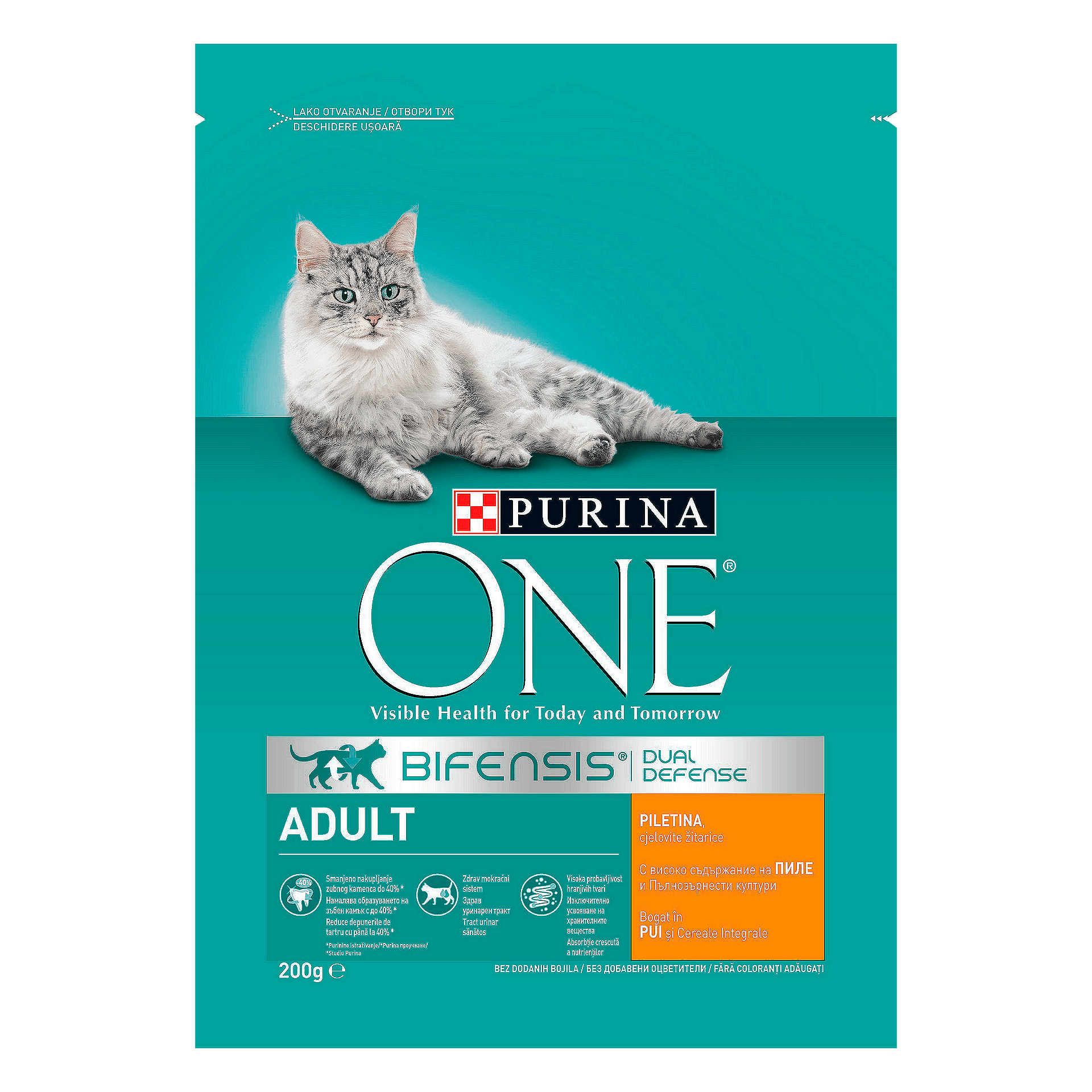 ONE ADULT Cat Chicken&WhlG 10x200g UA