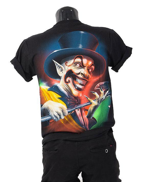 Тениска Mad Smiling Joker with Had - 4D-11