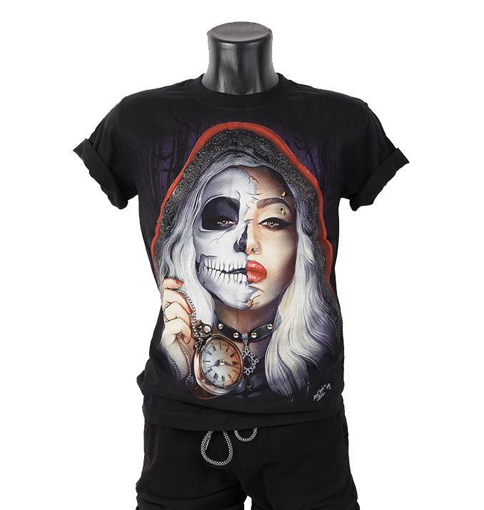 Тениска Skull Pirate Girl 3D -135