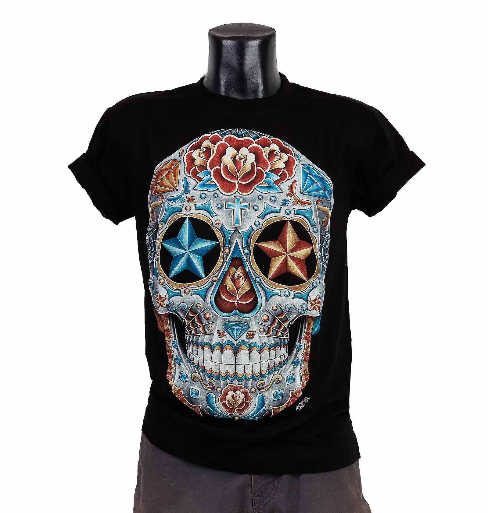 Тениска Mexican Skull HD-77