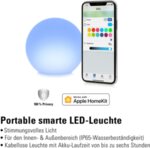 Осветително тяло Eve Flare Portable Smart LED Light with IP65 Water Resistance, Wireless Charging
