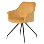 Трапезен стол тип кресло KENDAL в 2 цвята