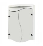 Горен PVC шкаф за баня с огледало Макена Тринити