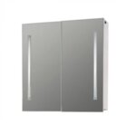 Горен PVC шкаф за баня с огледало Макена Каприз
