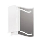 Горен PVC шкаф за баня с огледало Макена Чеби