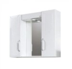Горен PVC шкаф за баня с огледало Макена Кери
