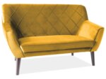 Двуместен диван Киер кадифе в 5 цвята