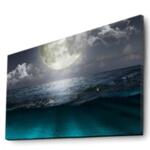 Картина нощен морски пейзаж с LED осветление 45Χ70