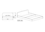 Легло с повдигащ механизъм Сити 2011 - 120x190-Copy