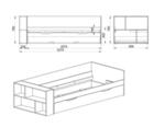 Легло с матраци Сити 2020 тип сандвич 90x200