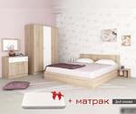 Спален комплект с матрак Мареа 1 160Х200 в 3 цвята