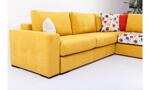 Разтегателен ъглов диван Анкона в 2 цвята