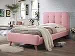 Тапицирано легло Тифани 90Х200 в розов цвят