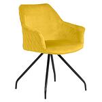 Трапезен стол тип кресло KENDAL в 6 цвята