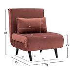 Кресло-легло в 3 цвята Б8425
