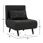 Кресло-легло в 3 цвята Б8425
