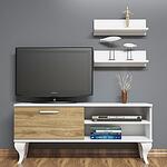 ТВ шкаф с етажерки Деми в 3 цвята