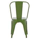 Метален стол за дома и градината МЕЛИТА маслинено зелен