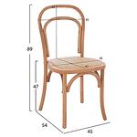 Дървен трапезен стол АЛИЯ бук в 3 цвята