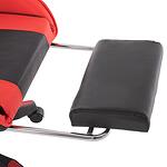 Геймърски стол ФЕРНАНДО с функция масаж в черен цвят