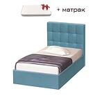 Единично легло Ария Катлея + МАТРАК в 3 размера и 4 цвята
