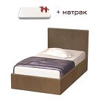 Единично легло Ария Текс + МАТРАК в 3 размера и 4 цвята