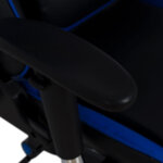 Геймърски стол Търк в черно и синьо
