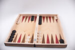 Шах и табла комплект размер 26х26 см. в кафяв цвят